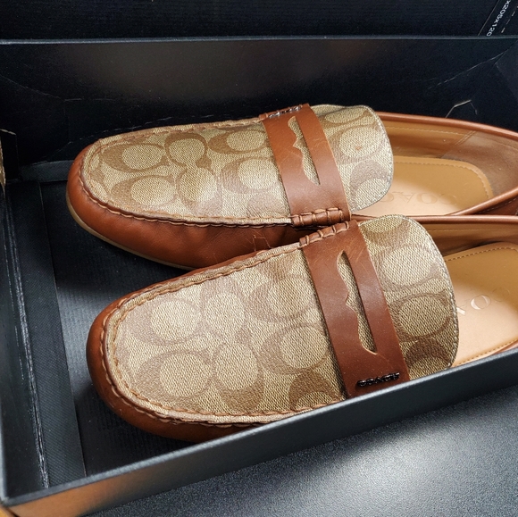 Mens Coach loafers - Picture 3 of 8